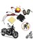 Motosiklet Hırsızlığa Karşı 125DB Evrensel Iki Yönlü Motosiklet Scooter Güvenlik Alarm Sistemi Motor Çalıştırma Uzaktan Kumanda Anahtarı (Yurt Dışından) 1