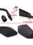 Karbon Fiber Tarzı 1 Çift Motosiklet Dikiz Aynaları Honda Msx B650R CB125R Xadv x Adv 750 X11 St Arka Yan Dışbükey Ayna (Yurt Dışından) 5