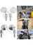 Gül Kırmızı Tarzı Motosiklet Evrensel C Alüminyum Dikiz 3 "gidon Sonu" Kawasaki Yamaha Honda Suzuki Motosiklet Chopper Için Aynalar (Yurt Dışından) 5