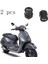 2019-2020 Siyah Stil Piaggio Vespa GTS300 Gtooter Için Alüminyum Ayna Delik Körleme Plaka Kapağı Sol ve Sağ Dekoratif Kapakları Aksesuar (Yurt Dışından) 3