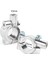 GÜMÜŞ-22MM-M10 Stili " Inç Gidon Konu Motosiklet Ayna Montaj Kelepçesi Dikiz Aynası Tutucu Adaptörü Gümüş Siyah (Yurt Dışından) 1