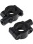 GÜMÜŞ-22MM-M10 Stili " Inç Gidon Konu Motosiklet Ayna Montaj Kelepçesi Dikiz Aynası Tutucu Adaptörü Gümüş Siyah (Yurt Dışından) 2