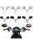 Krom 8mm 10MM Stili Motosiklet Arka Yan Aynalar Dikiz Harley Touring Sportste Road King Fatboy Softail Bobber Chopper Street Glide Dyna (Yurt Dışından) 2