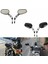 Krom 8mm 10MM Stili Motosiklet Arka Yan Aynalar Dikiz Harley Touring Sportste Road King Fatboy Softail Bobber Chopper Street Glide Dyna (Yurt Dışından) 5