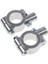 Gümüş 10 mm 25 mm Stil Motosiklet Gidon Ayna Montaj Kelepçesi Dikiz Aynası Tutucu Braketi (Yurt Dışından) 4
