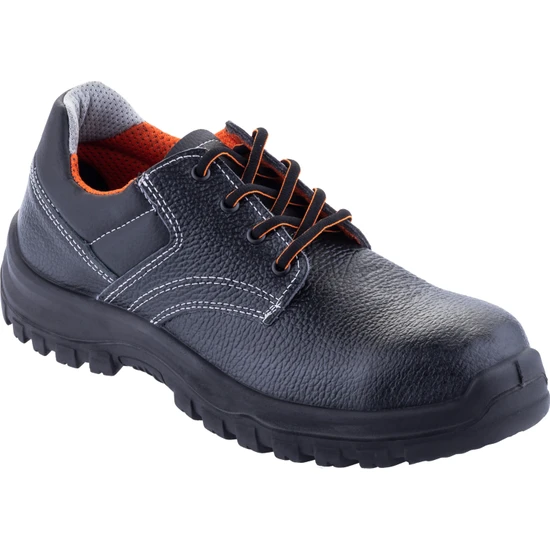 BMES İş Güvenliği Ayakkabısı Çelik Burun Deri Siyah S2