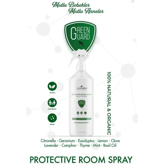Yeşilmarka Sivrisinek Kovucu Hero Room Spray 350ML