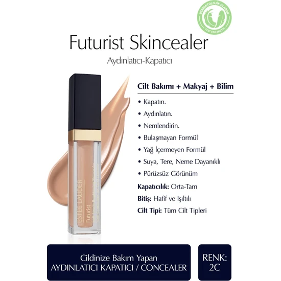 Estee Lauder Futurist Brightening Skincealer - Aydınlatıcı Kapatıcı / Concealer 6ml, Renk: 2c