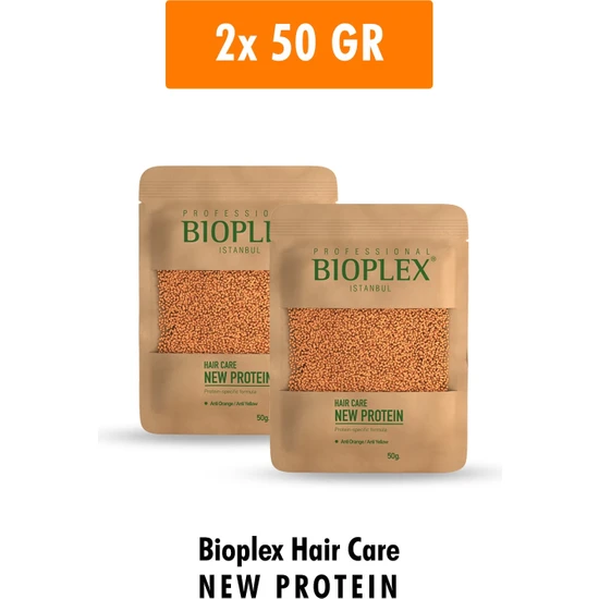 Bioplex Saç Bakım Proteini - Saç Açma ve Boya Işlemlerinde Yıpranmalara Karşı Özel Ürün 2X50 gr - 2