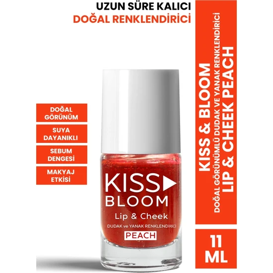 PROCSIN Kiss & Bloom Doğal Görünümlü Dudak ve Yanak Renklendirici Lip & Cheek Peach 11 ml