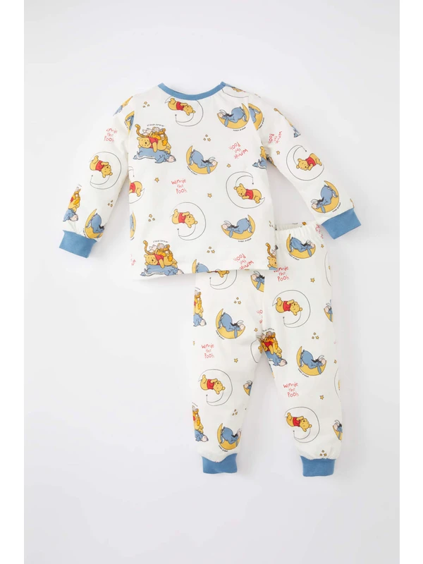 DeFacto Erkek Bebek Disney Winnie The Pooh Uzun Kollu Pijama Takımı B8780A524SP