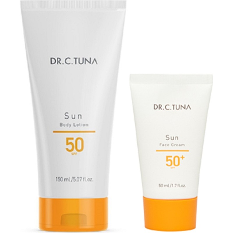 Farmasi Dr.C.Tuna 50+ SPF Yüz Kremi ve Vücut Losyonu 150 ml Yaz İçin İdeal Hassas Cilt Koruması