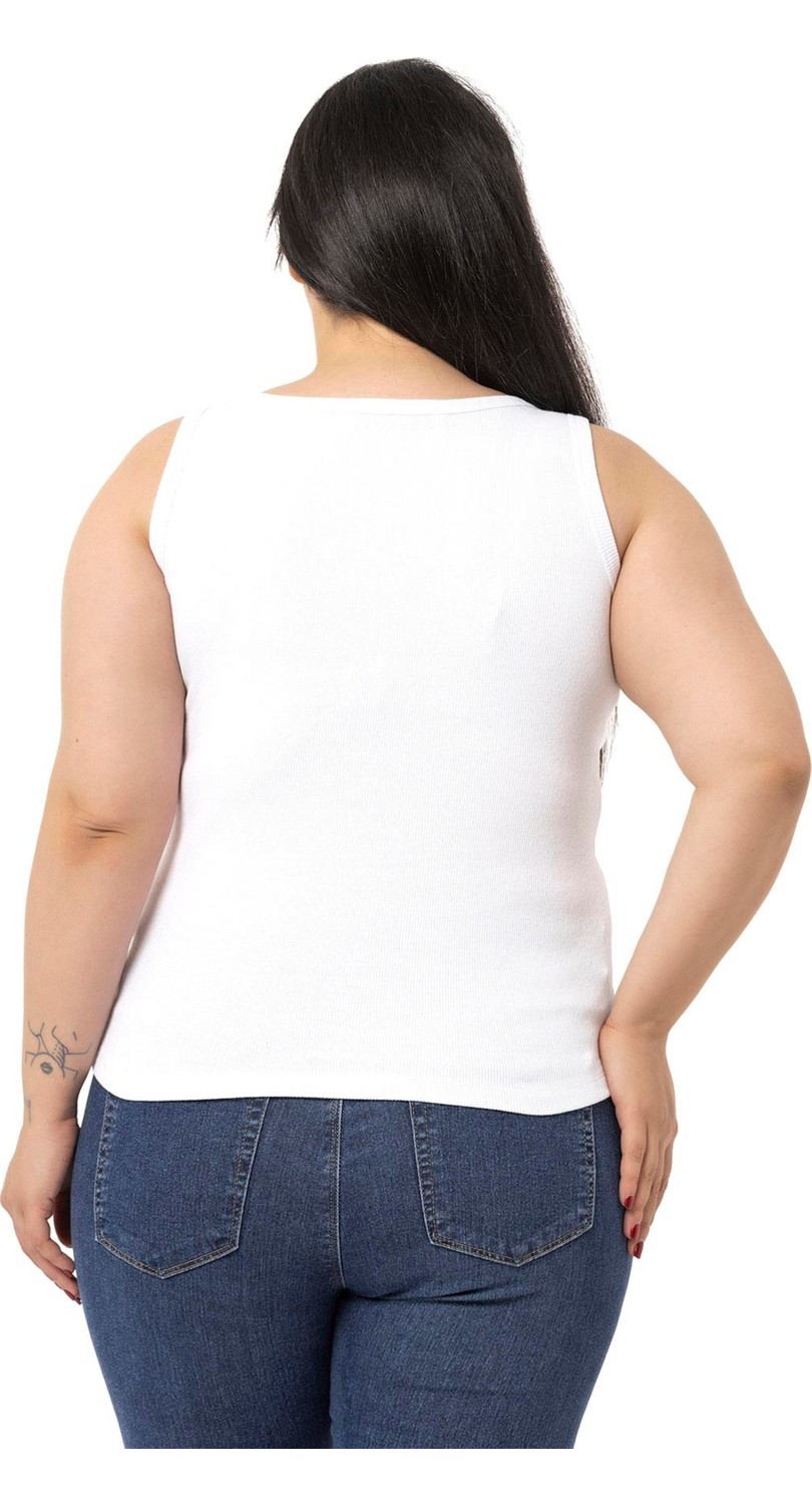 Disentis Modest Büyük Beden Askılı Fitilli Kaşkorse Bebe Mavi Body görsel 3