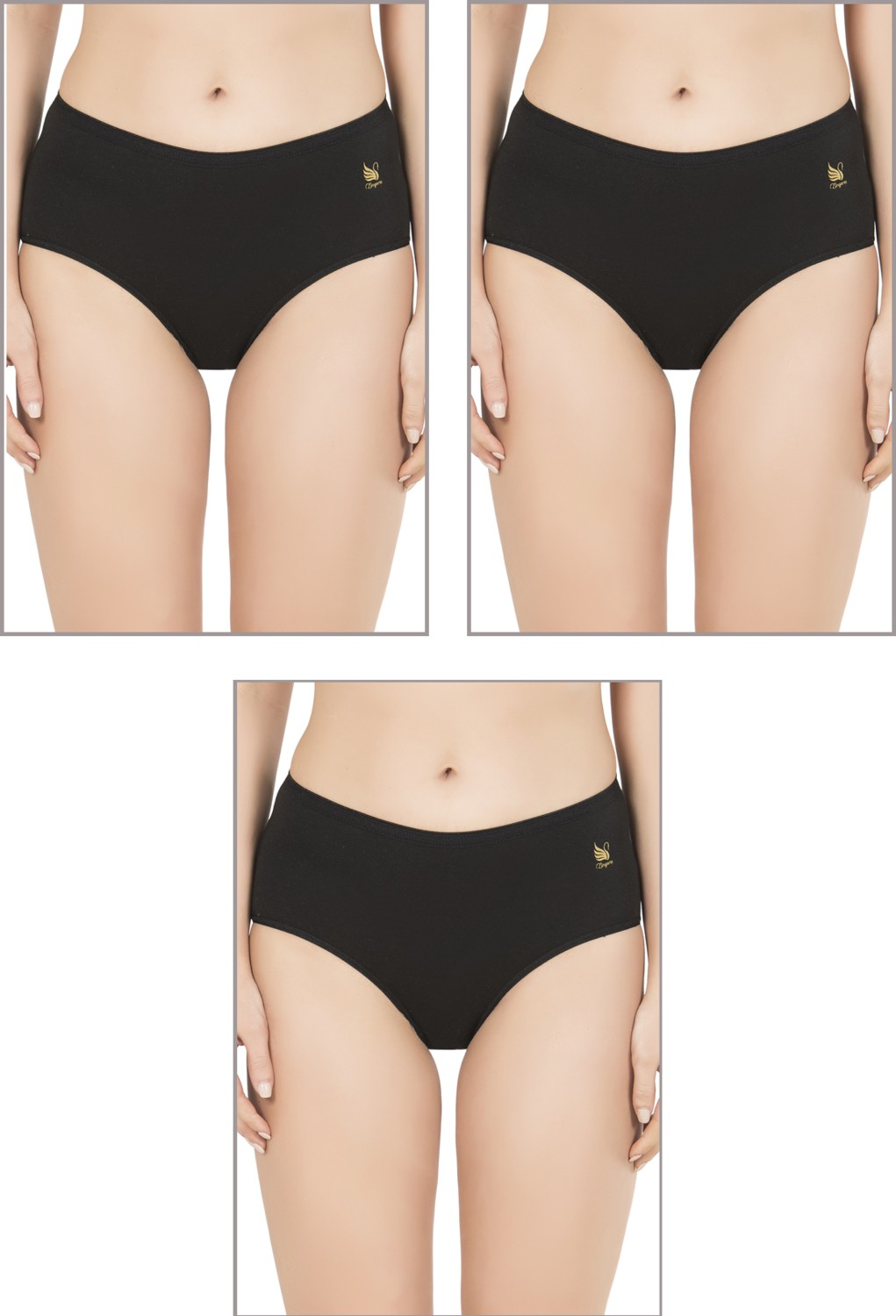 Özkan Underwear Özkan 23922 3'lü Paket Kadın Pamuklu Modal Esnek Yumuşak Yüksek Bel Bato Külot