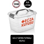 Deembro 8,5 Lt Ecza Kutusu Ilk  Ecza Dolabı Çantası  Kutusu  Saklama Kabı Kutusu  Dolabı Ecza Kutusu