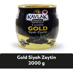 Kavlak Zeytin Gold Gemlik Siyah 2 kg Brüt İri Taneli Doğal Salamura Zeytin