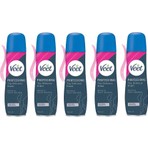 Veet Tüy Dökücü Sprey Krem Bacak & Vücut Bölgesi Hassas Ciltler 150 ml x 5 Adet
