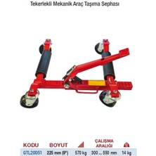 Gar Tool Mekanik Tekerlekli Araç Taşıma Sehpası GTL20051 9"