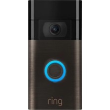 Ring Video Doorbell 1080p Akıllı Smart Görüntülü Kapı Zili Siyah