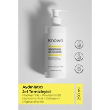 Known Aydınlatıcı Jel Temizleyici 250 ml (Biotechnology Active + Hyaluronic Acid + Collagen)