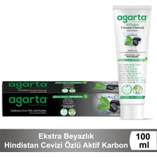 Agarta Doğal Hindistan Cevizi Özlü Aktif Karbonlu Florürsüz Diş Macunu 100 ML/130 gr