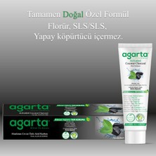 Agarta Doğal Hindistan Cevizi Özlü Aktif Karbonlu Florürsüz Diş Macunu 100 ML/130 gr