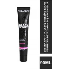 Curaprox Black Is White Diş Macunu 90 ml Hafif Tatlı Özelliği ile Dişlerinizi Güçlü Şekilde Temizler