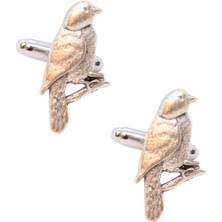 Coolmenclub Kuş Figürlü Klasik Kol Düğmesi