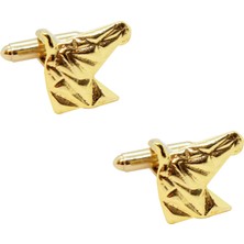 Coolmenclub At Kafası Figürlü Klasik Kol Düğmesi