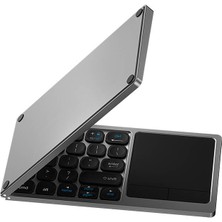 Wiwu Bluetooth Klavye Keyboard Wiwu Fmk-04 Katlanabilir Kablosuz Multifonksiyonel Touchpadli Klavye