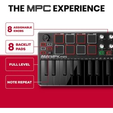 Akai Mpkmini 2 Müzik Prodüksiyonu Klavye Kontrol Cihazı Siyah