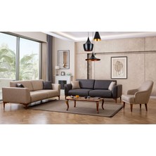 Eymense Storm Sırt Mekanizmalı Koltuk Takımı 3+3+1