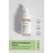 Known. Known Sebum Dengeleyici Serum 30 ml (Salicylic Acid + Provitamin B5 + Hyaluronic Acid + Collagen)