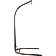 Rehome Capri Swing Tek Kişilik Metal Salıncak Ayağı Kahve