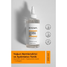 Known. Known Yoğun Nemlendirici ve Aydınlatıcı Tonik 200 ml (Ascorbic Acid + Hyaluronic Acid + Collagen)