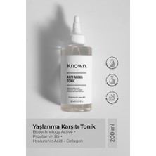 Known. Yaşlanma Karşıtı Tonik 200 ml (BİOTECHNOLOGY ACTİVE &HYALURONİC ACİD & COLLAGEN)