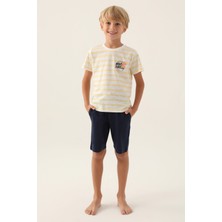 Rolypoly Erkek Çocuk Sarı Bermuda Takım