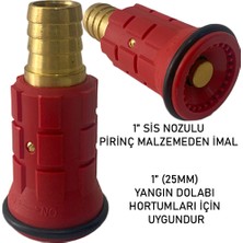 1" Sis Nozul- Yangın Dolap Lansı Pirinç Malzeme-1.kalite