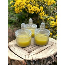 Bum Bum Dekoratif Mum Kapaklı Mika Kutulu Renkli Kokulu Mum Handmade
