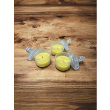 Bum Bum Dekoratif Mum Kapaklı Mika Kutulu Renkli Kokulu Mum Handmade