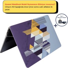 SyncCase Huawei Kılıf MateBook D15 ile Uyumlu 2019/2022 Tangram01NL