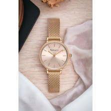 Ferrucci Kadın Kol Saati Çelik Kordon Çelik Kasa Rose Gold FC.03222H.02 ZMFER125