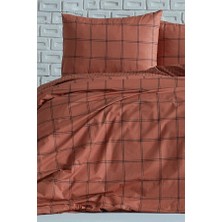 Doqu Home Festıval Nevresim Takımı Tek Kişilik Calm Kıremıt