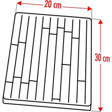 Solymos Bambu Kesme Tahtası Sunum Tahtası 20 X 30 Cm