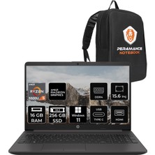 HP 255 G8 AMD Ryzen 5 5500U 16GB 256GB SSD 15.6" FHD W11H Taşınabilir Bilgisayar & PER4 Çanta 7N4W6AA185