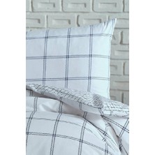 Doqu Home Festıval-Nevresim Takımı Cift Calm Beyaz