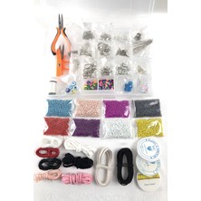 Hayalperest Boncuk Takı Yapım Malzemesi Kum Boncuklu Set
