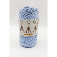 Bebe Mavi İnce Büklüm Makrome