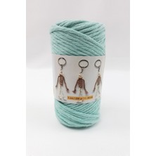 Su Yeşili İnce Büklüm Makrome