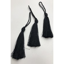 Hayalperest Boncuk Siyah Tekli Püskül 10 Adet 7 cm